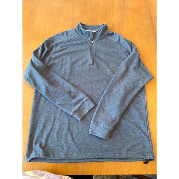 Dunning Golf XL Quarter Zip Pullover Heather Gray Long Sleeve Athletic Menswear - Picture 1 of 7